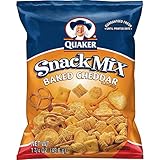 Quaker Snack Mix, Baked Cheddar, 1.75 Ounce (Pack of 64)