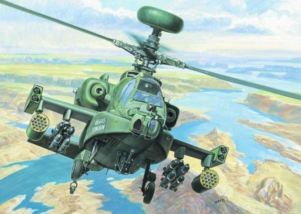The Hobby Company Italeri 0080S AH-64 D Longbow Apache Model