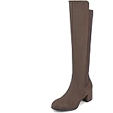 DREAM PAIRS Women's Knee High Stretchy Fashion Boots