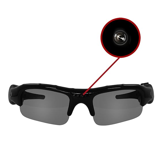 Eaxus®? Action Videobrille/Spionbrille/Kamerabrille. ????? Actionkamera mit Sonnenbrille - ???? Mini Kamera und Mikrofon. Ver