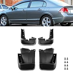 Xotic Tech 4PCS Front & Rear Mud Flap Splash Guards