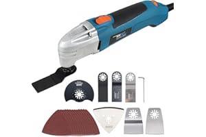 NEWONE Oscillating Tool,1.8 Amp Power Tools,Variable Speed Oscillating Multi-Tool Kit with 20pcs Oscillating Tools Accessories