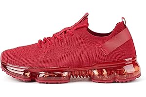 LUCKY STEP Women Air Cushion Fashion Sneakers Breathable Casual Comfortable Lightweight Walking Shoes