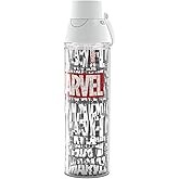 Tervis Venture Lite Marvel Logo Made in USA Double Walled Insulated Tumbler Travel Cup Keeps Drinks Cold & Hot, 24oz Water Bottle, Classic