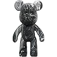 YONXID DIY Fluid Bear Painting Kit - Creative Home Decor Handcrafted Teddy Bear, Bearbrick Figure, and Bears to Paint Dolls for Birthday and Valentine's Day Gifts (9.05 Inches, Bear)