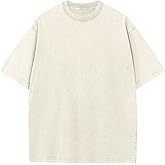 Lisong Womens Washed Vintage Oversized T-Shirt Casual Baggy Streetwear Boyfriend Tee Workout Short Sleeve Cotton Tops