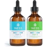 1ness Chlorine Dioxide Kit | 2 Part Liquid 8oz Set | Hydrochloric Acid 4% (HCl) : Sodium Solution 28%