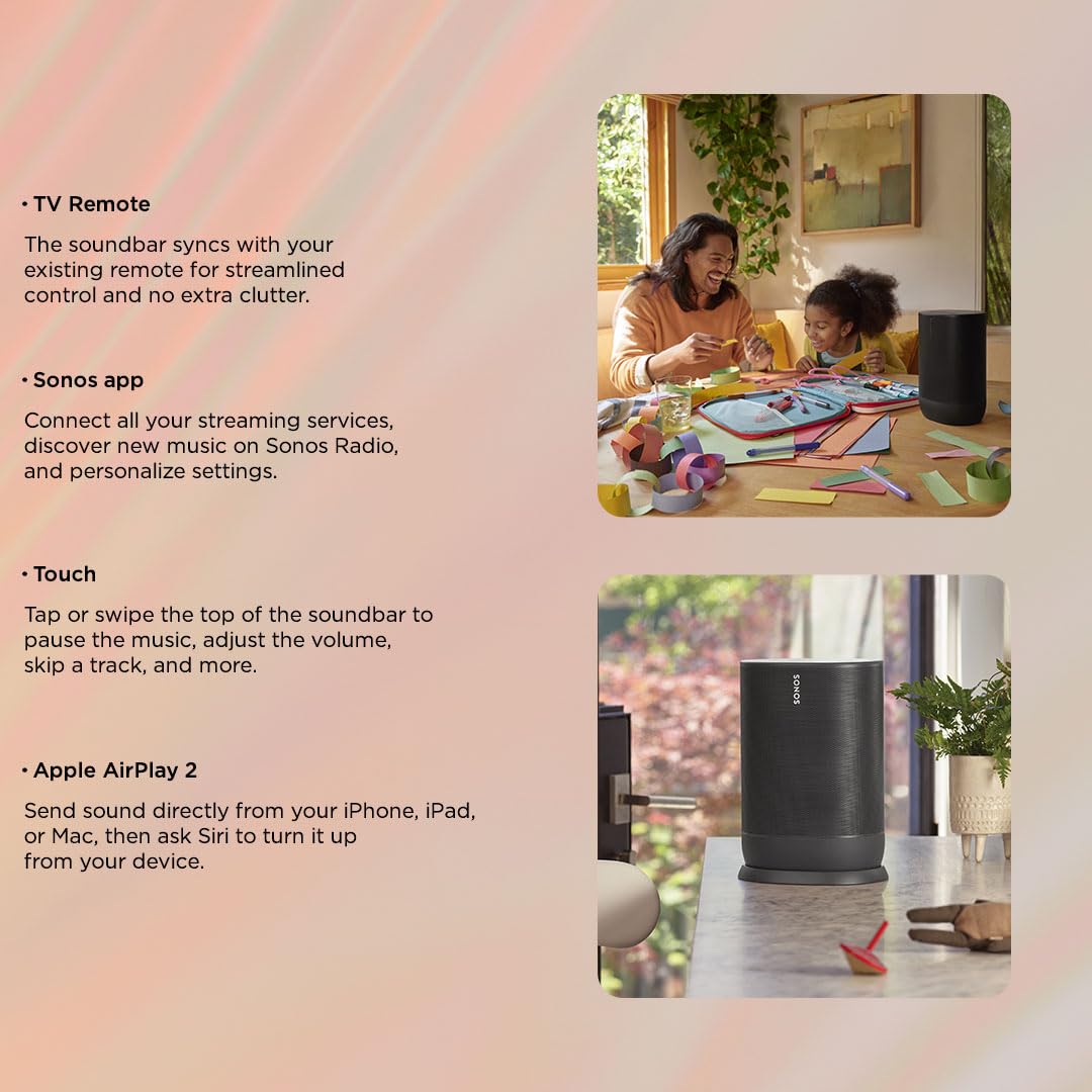 Sonos Move Batterypowered Smart Speaker For Outdoor And Indoor