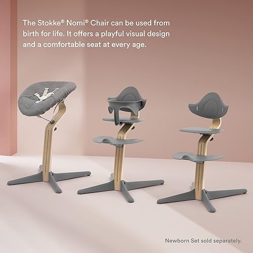 Stokke Nomi High Chair Stokke Nomi High Chair, Grey/Oak Inspires