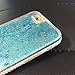 iPhone 6 Case, iPhone 6S Case, Crazy Panda Luxury Bling Glitter Sparkle Flexible Hard Case Liquid Infused with Glitter and Stars For Iphone 6/Iphone 6S Obtained Test Report - Stars (blue)
