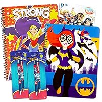 Super Hero Girls School Supplies Value Pack -- 2 Notebooks, Pens, and Stickers