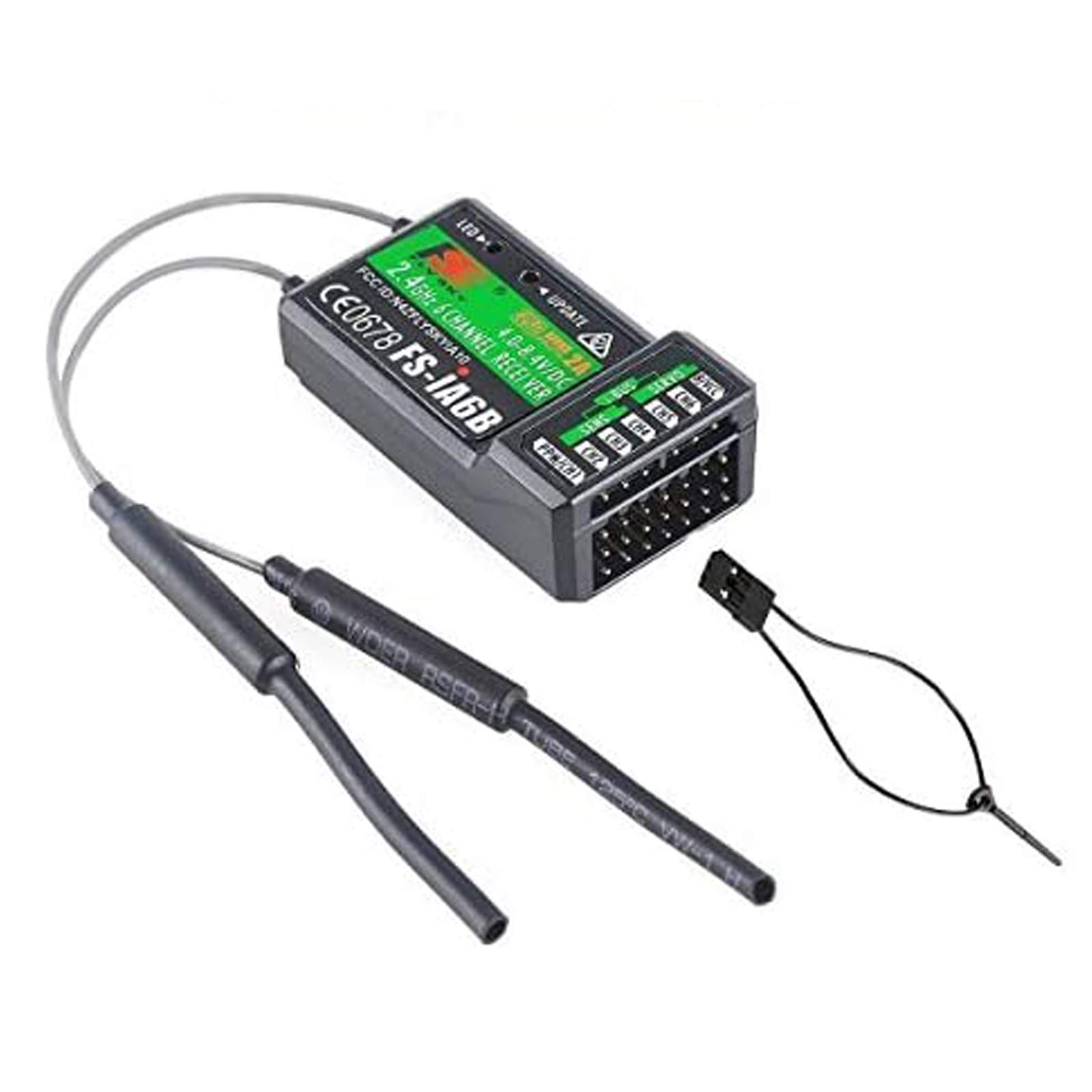 Tamlltide FlySky FS-iA6B 2.4GHz 6CH Receiver PPM Output with iBus Compatible Flysky i4 i6 i10 FS-GT2E FS-GT2G Transmitter