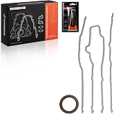 A-Premium Engine Timing Cover Gasket Set | Compatible with Ford F-150, F-250, Mustang, Expedition, E-150 Econoline, Crown Victoria, Thunderbird &amp; Lincoln Town Car