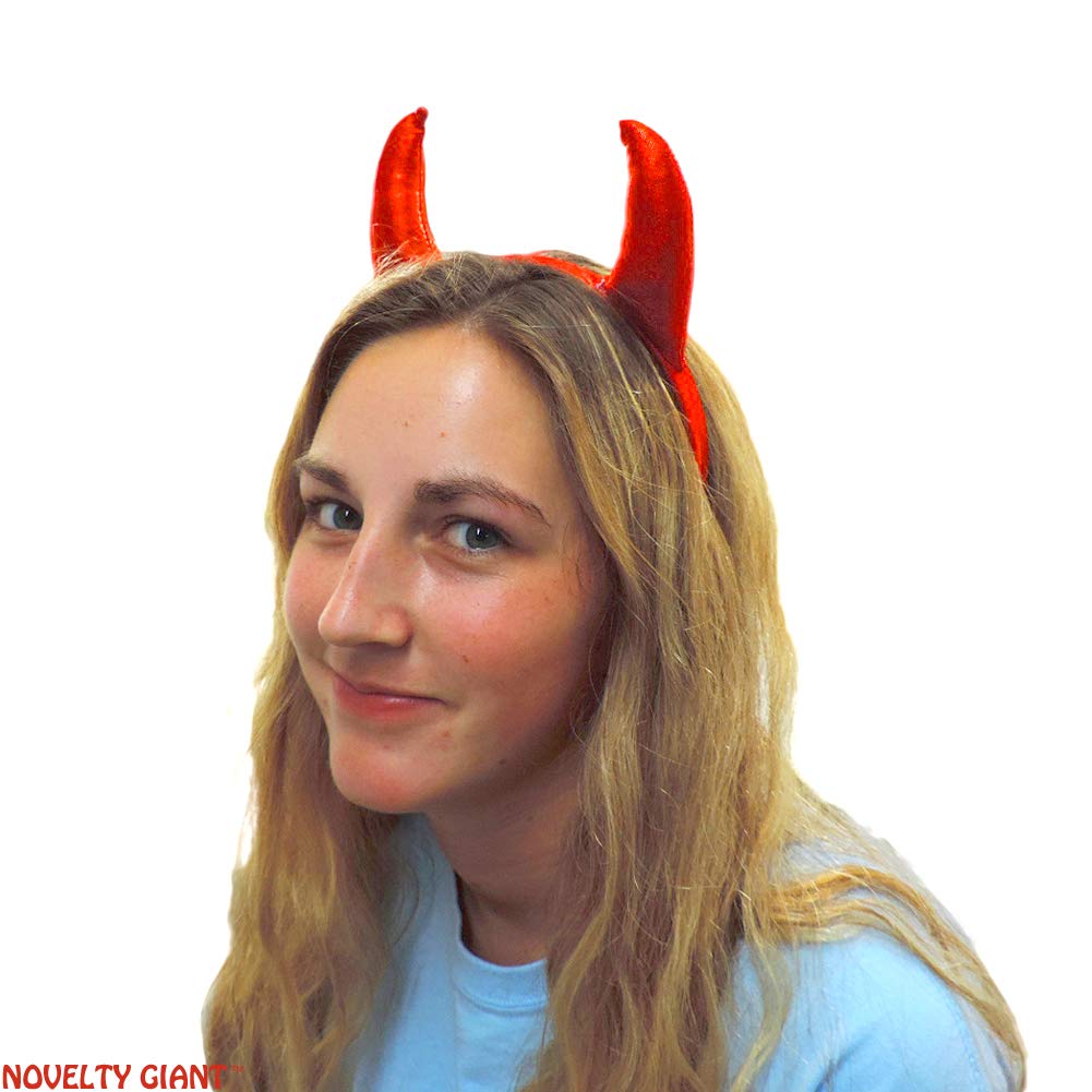 Red Devil Horns Headband