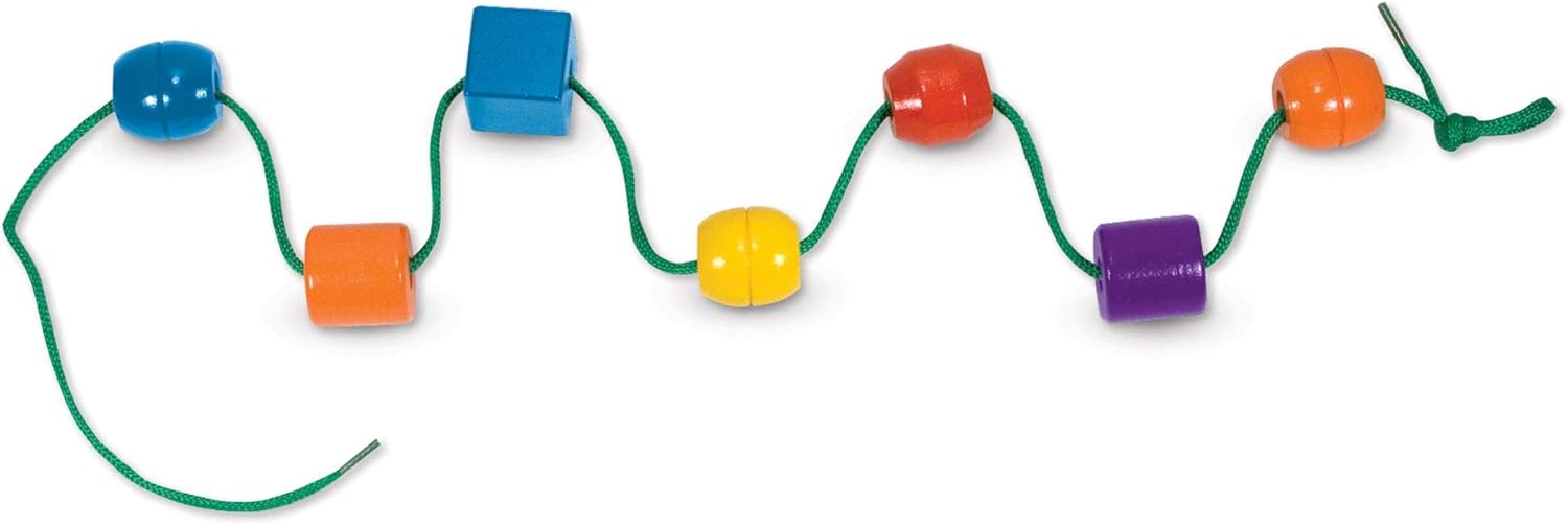 Melissa & Doug Primary Lacing Beads: Melissa & Doug: Toys & Games