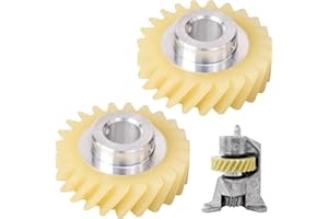 XUTONG Two W10112253 Mixer Worm Gear Replacement Parts, Perfect for Whirlpool and KitchenAid Mixers - Replacing 4162897 41698