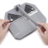 Angle Cutting Station for Gunpla &amp; Models, 0-45&deg; Cutter with 2 Spare Blades | Cuts styrene, ABS, resin, pla plate &amp; balsa. 2-52mm metric scale, 0-45&deg; angles, 2 spare blades, Gunpla, Warhammer, diorama