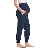 Joyaria Womens Maternity/Pregnancy Jogger Pants Over The Belly Sweatpants
