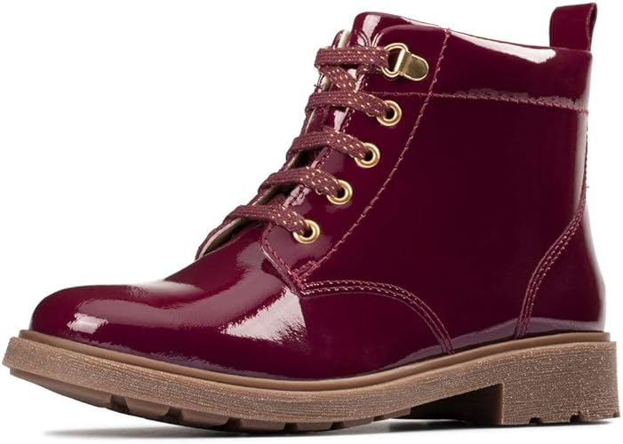 clarks patent boots