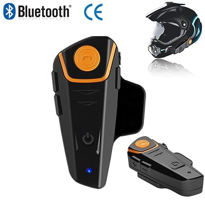 bt-s2 motorcycle helmet bluetooth headset Dgakcvb Headset, Bluetooth 5.0 Intercom up to 2 Riders 1000M Helmet Communication System for Ski/ATV/Dirt Bike/Racing/Climbing (Boom Microphone,Single) : Automotive and 2 riders can talk to each other at the same time BT-S2 Intercom Headset with Microphone