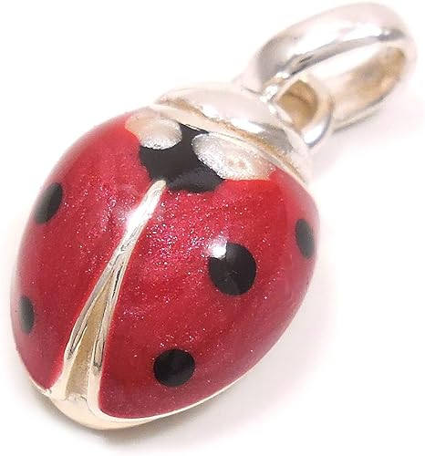 Amazon サツルノ Saturno チャーム ペンダントトップ コッチネーラ てんとう虫 シルバー925 Cs45 インポート チャーム 通販
