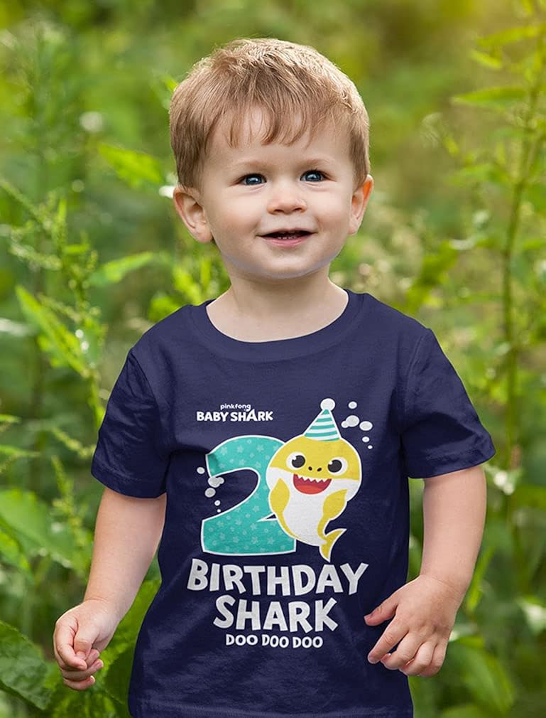 Birthday Shark Shirts for Toddler 2nd 3rd 4th Birthday Boy Girl Baby Shark Shirt: Clothing