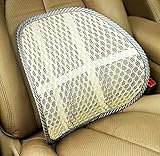 Zone Tech Mesh Hollow Car Auto Chair Seat - Premium Quality Light Color Hollow Car Auto Chair Seat Back Cushion Home Office Waist Lumbar Support Pillow Pad