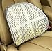 Zone Tech Mesh Hollow Car Auto Chair Seat - Premium Quality Light Color Hollow Car Auto Chair Seat Back Cushion Home Office Waist Lumbar Support Pillow Pad