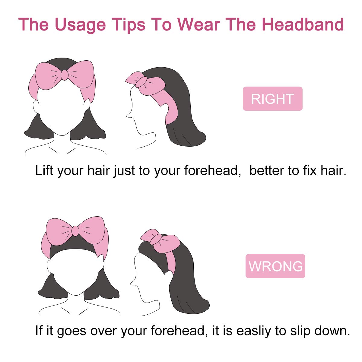 Spa Headband – 6 Pack Bow Hair Band Women Facial Makeup Head Band Soft Coral Fleece Head Wraps For Shower Washing Face : Beauty