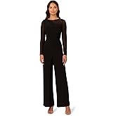 Adrianna Papell womens Jersey Combo Jumpsuit