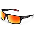 TOREGE Sports Polarized Sunglasses for Men Women Flexible Frame Cycling Running Driving Fishing Mountaineering TR24