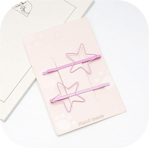 Amazon マカロン色中空愛ヘアピンクリップかわいい桃ハート前髪クリップヘアピンクリップヘアアクセサリー 愛ピンク3436 1 3437 8五point星のバラ イヤリング 通販