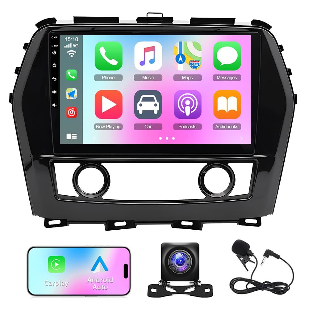 Photo 1 of Double Din Android 14 Car Stereo Radio for Nissan Maxima 2016-2023 & Wireless CarPlay & Android Auto, 10 inch Touchscreen Radio GPS Navigation Bluetooth WiFi FM/RDS Mirror Link Backup Camera SWC 4+64G