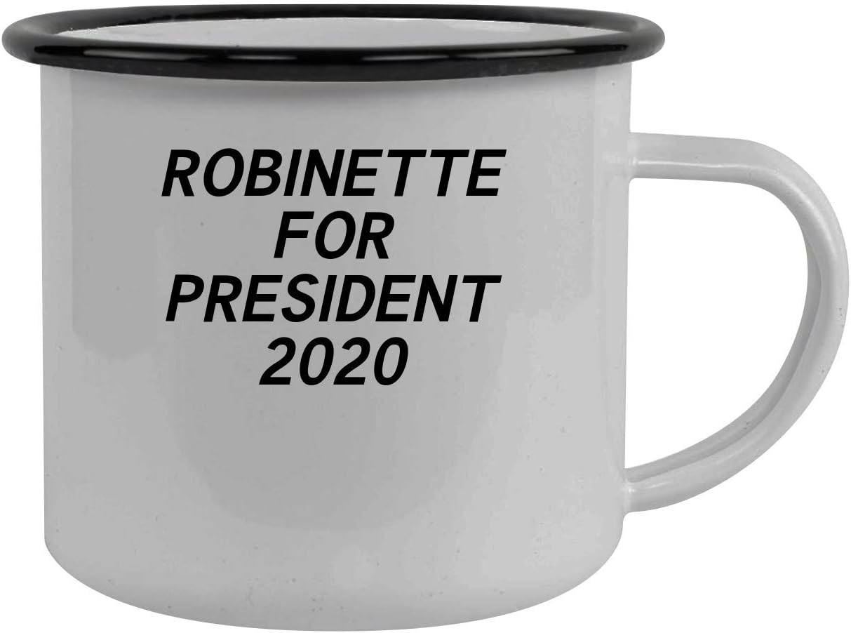 Robinette For President 2020 - Stainless Steel 12Oz Camping Mug, Black
