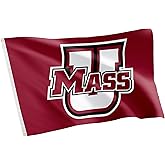 Desert Cactus University of Massachusetts UM Flag - 3 x 5 Feet Minutemen Banner, Indoor/Outdoor Durable Fabric, 100% Polyester Design (Style A)