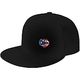 Puerto Rico Flags and Rose Baseball Cap for Men Women Adjustable Trucker Hats Vintage Washed Dad hat Gifts Black