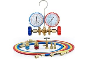 For R410A AC Diagnostic Kit, Leak Detection, Pressure Checking, and Complete Recharge