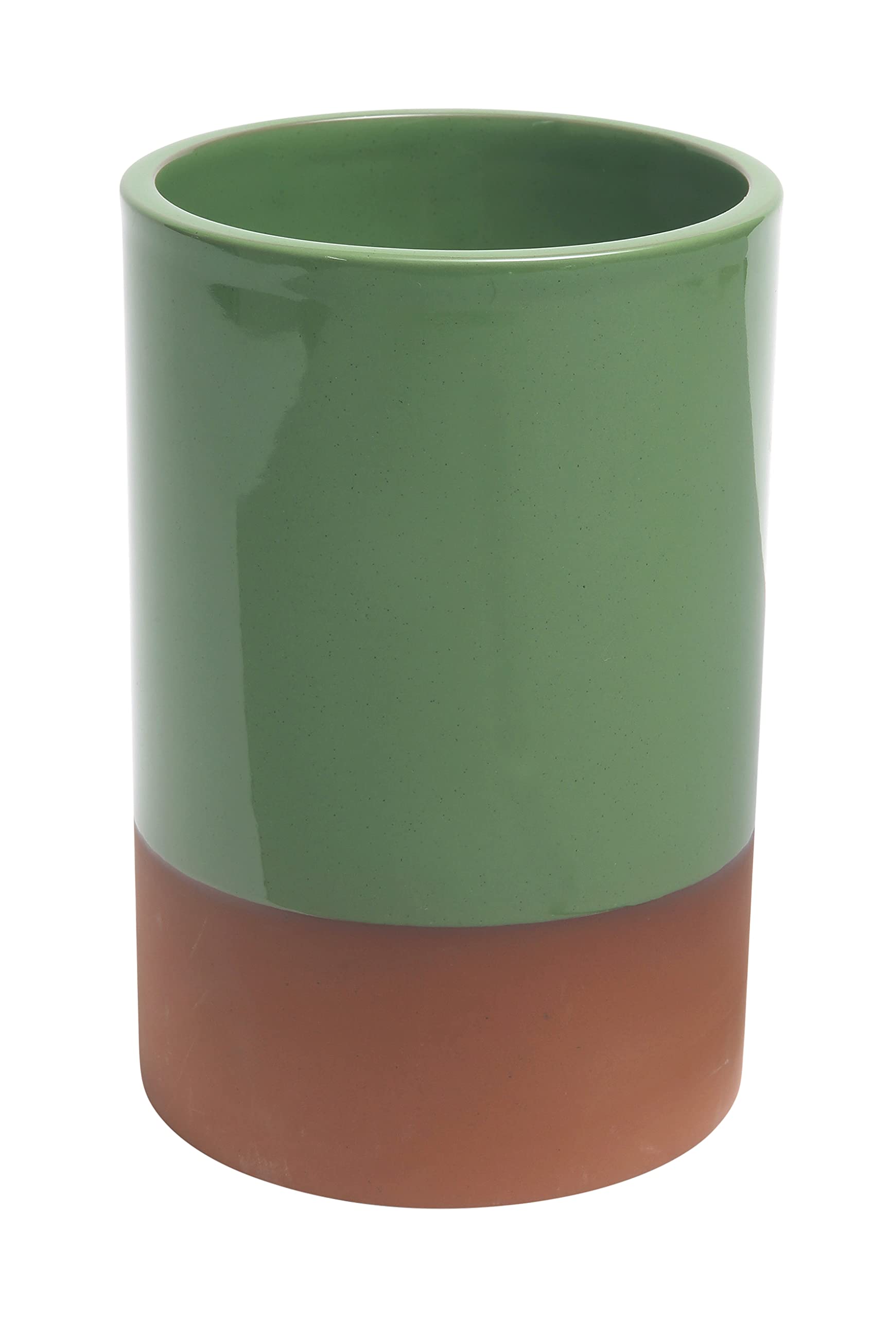 Dexam Sintra Glazed Terracotta Wine Cooler - Green