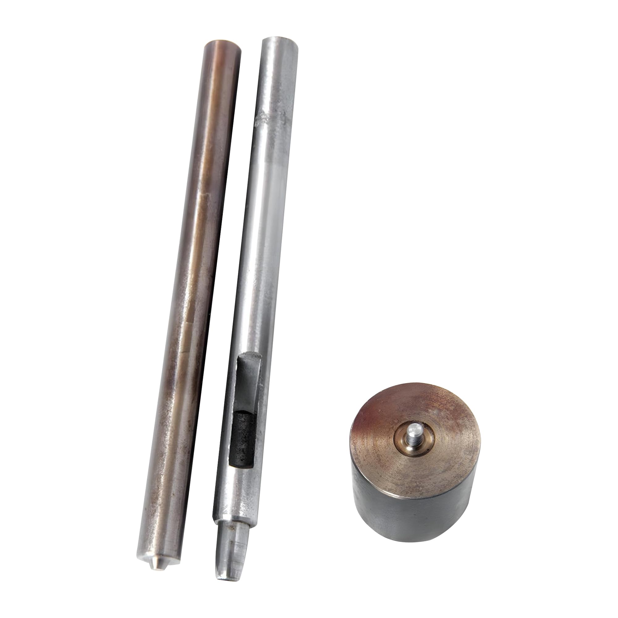 Trimming Shop 3mm Hollow Hole Punch 3pcs Hand Tool Set, Setter Base, Punch, and Eyelet Grommet Fixing Tool Durable Craft Essential for DIY Leathercraft, Handbag, Shoes, Clothing Repair, Scrapbooking