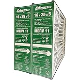 Generalaire 4541 16x25x5 - MERV 11, Replaces Part # 4511 MERV 10/11. Actual Size 15 5/8" x 24 3/16" x 4 15/16." Case of 2