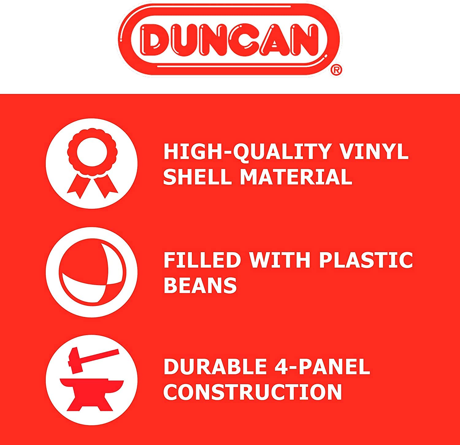 Duncan Toys Juggling Balls, Multicolor, Vinyl Shells, Circus Balls with 4 Panel Design, Plastic Beans, 3 Pack, Blue & White