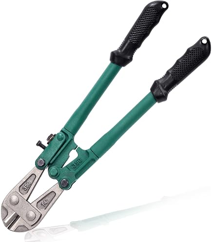 Coupe Boulon Olympia Tools Coupe-boulons Robuste De 45,7 Cm Avec Alliage D' acier Forgé Et Poignées Ergonomiques En Caoutchouc Pour Couper Des Clôtures, Des Fils D'acier, Des Chaînes, Des Vis, Des Rivets Pince Coupe Boulon Olympia Tools Coupe-boulons Robuste De 45,7 Cm Avec Alliage D' acier Forgé Et Poignées Ergonomiques En Caoutchouc Pour Couper Des Clôtures, Des Fils D'acier, Des Chaînes, Des Vis, Des Rivets Pince