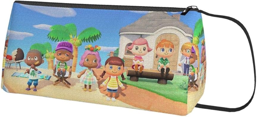 Amazon ファッション どうぶつの森 1 ペンケース 多機能 文房具袋 便利 文具収納 鉛筆のサック大容量 軽量 鉛筆のサック通学 旅行 高校生 男女兼用 Bingfone シューズ バッグ