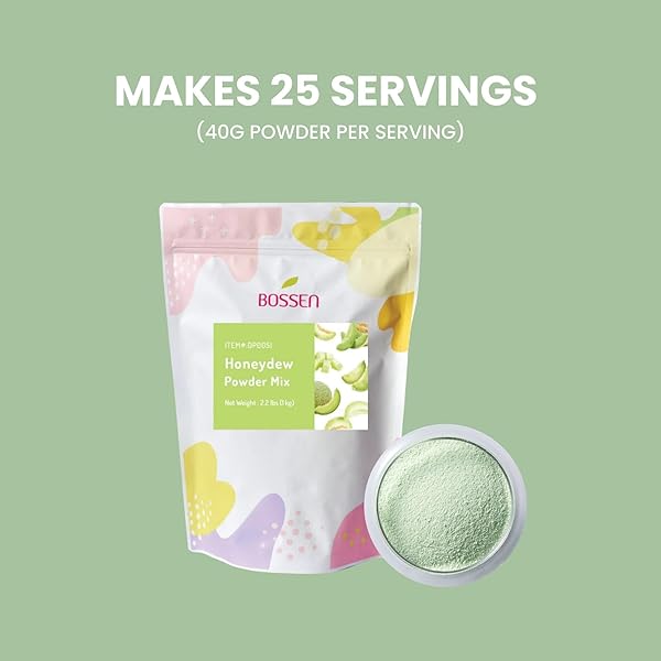 BOSSEN BUBBLE TEA POWDER MIX (HONEYDEW)