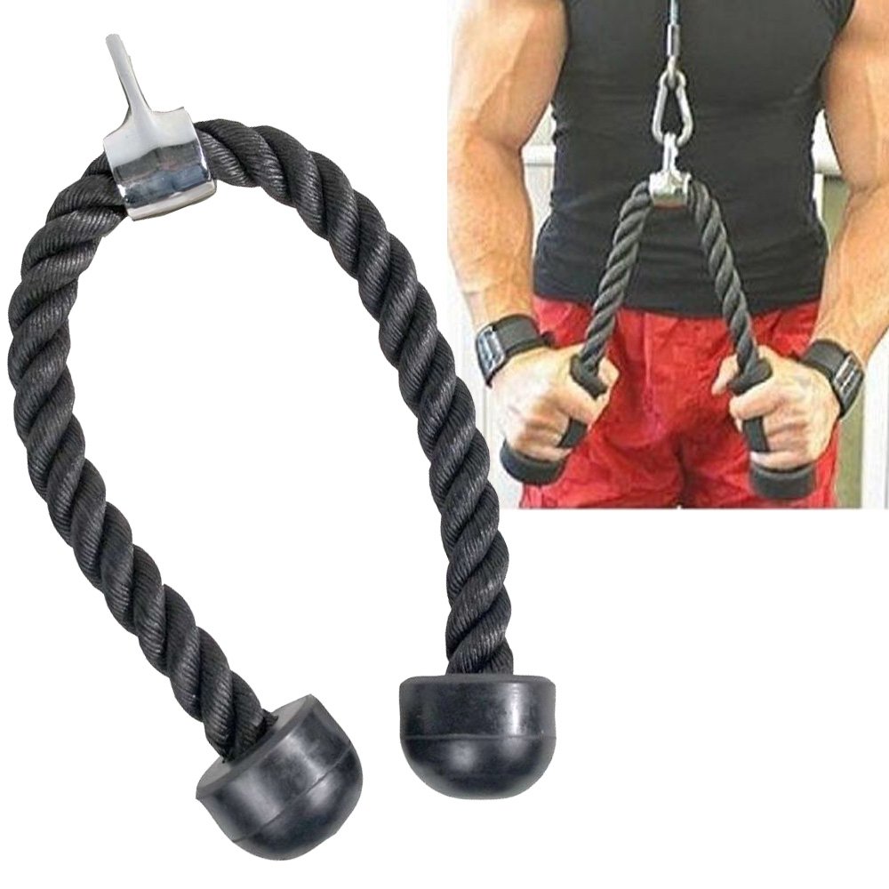 TekBox KOMODO Tricep Rope Bicep Pull Down Cable Attachment