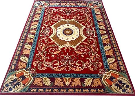 Blackknight Indian Hand Tufted 6x9 Wool Traditional Oriental