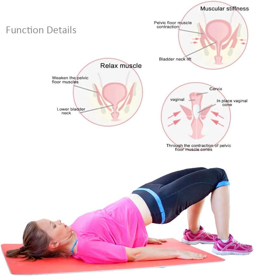 Yoni Eggs in Rose Quartz/for Women PC Muscle Training/Drilled/ 3 Sizes in a Set: Health & Personal Care