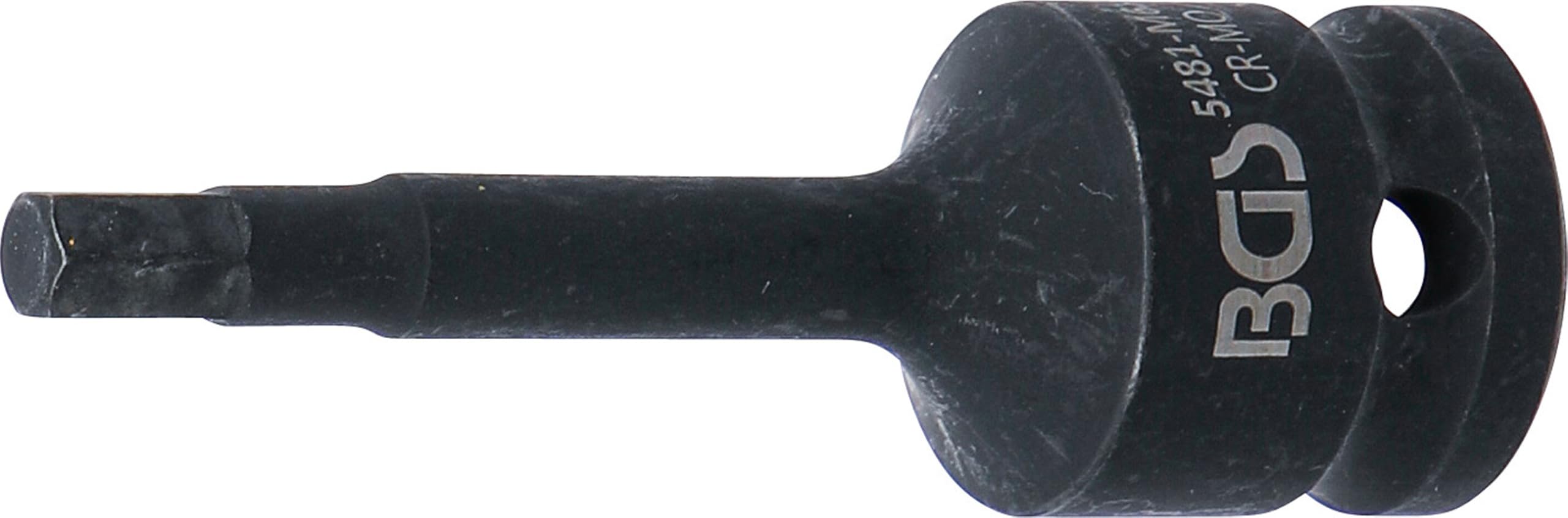 BGS 5481-M6 | Impact Bit Socket | length 75 mm | 12.5 mm (1/2") Drive | internal Hexagon 6 mm