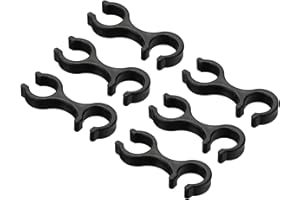 PATIKIL Trekking Pole Clips, 6Pcs Walking Stick Accessories Double Rod Buckle Connector for Outdoor Hiking Camping