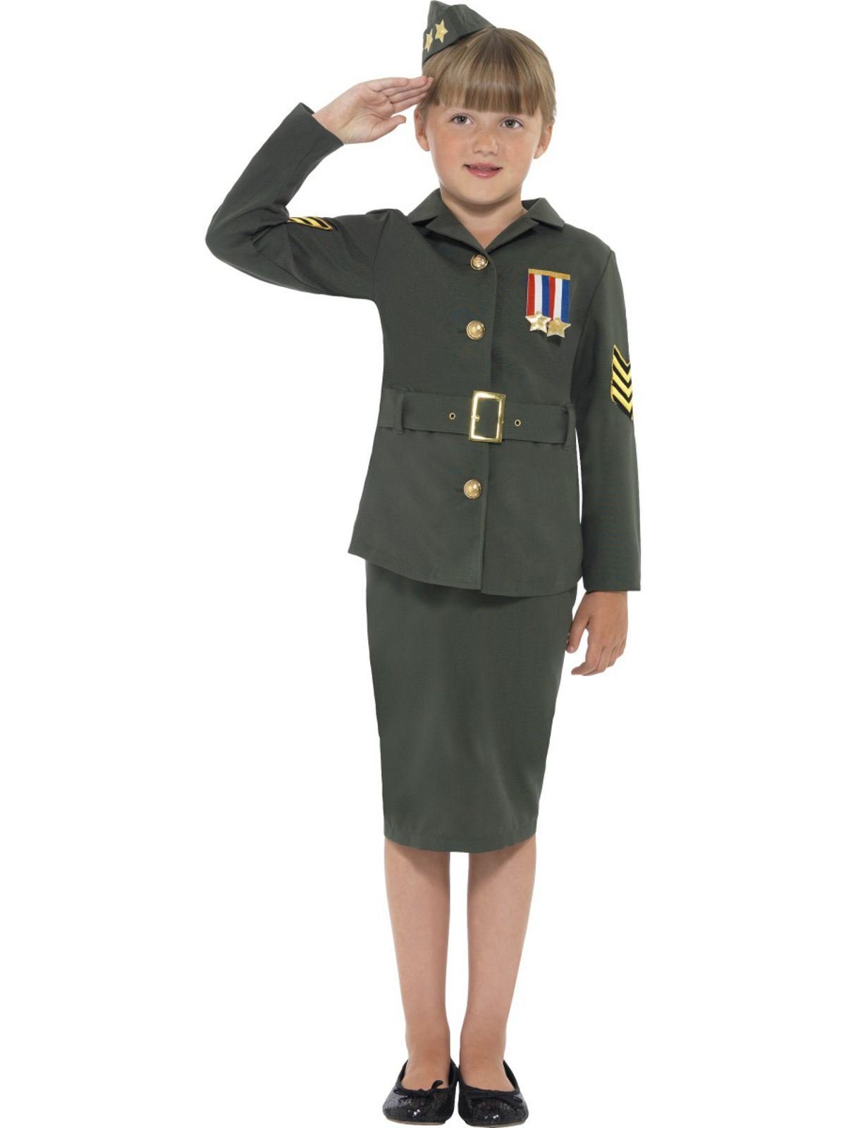 chinese dress ladies Wicked Costumes World War 2 30s 40s Girl's Fancy Dress Costume main image 1